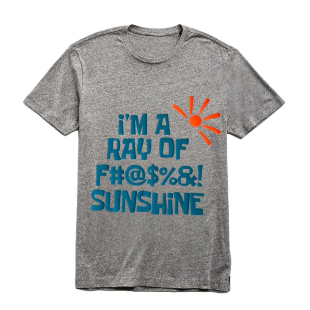 I'm a Ray of Sunshine Puff Print Tee